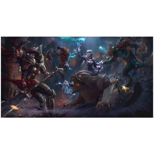 Фотообои Уютная стена Компьютерная игра Дота 510х270 см Бесшовные Премиум единым полотном 26030₽