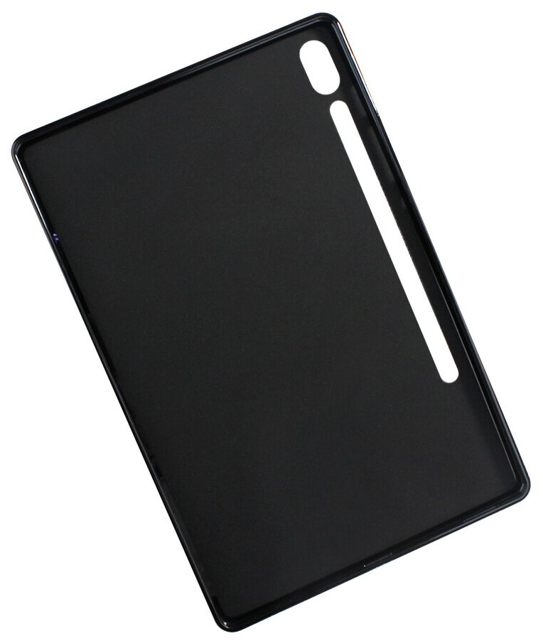 Чехол панель-накладка MyPads для Samsung Galaxy Tab S6 10.5 SM-T860 / T865 ультра-тонкая полимерная из мягкого качественного силикона черная