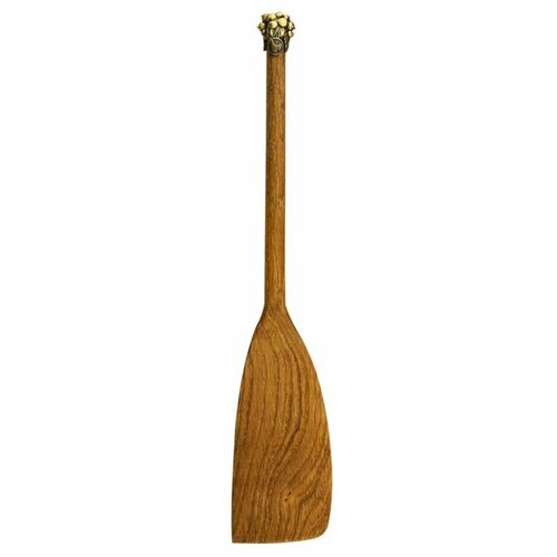 Лопатка деревянная с латунной накладкой Смородина широкая