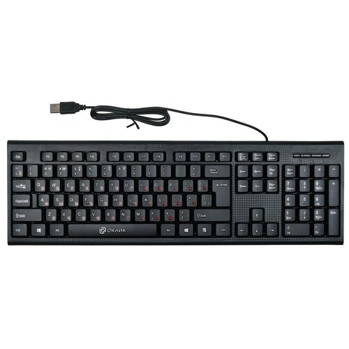 Клавиатура Oklick 120M black Standard PS2 127500₽