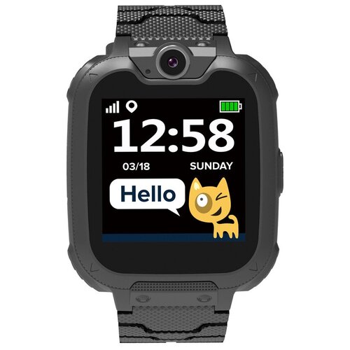 Умные часы для детей Canyon KW-31 CNE-KW31YB 40mm черный 346700₽