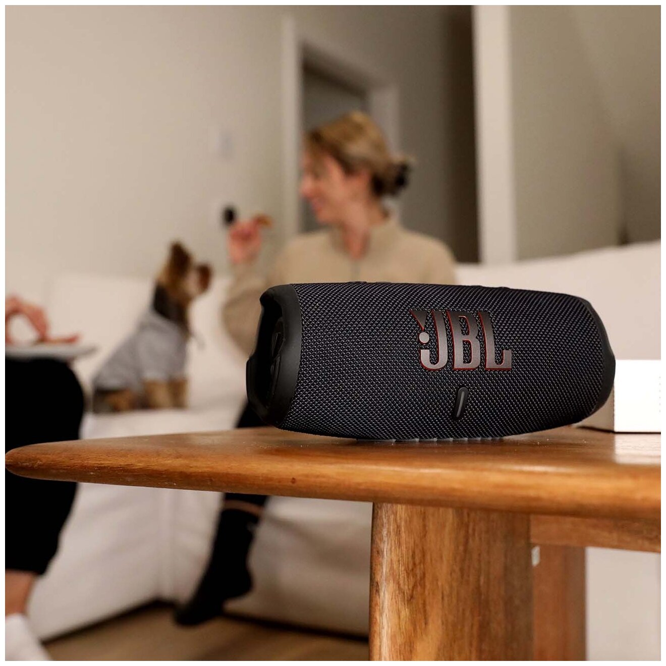 Портативные акустические системы JBL JBLCHARGE5BLKAM - фото №8