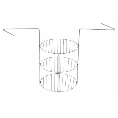  Этажерка-гриль 3-ярусная, средняя, диаметр 22 см, высота между ярусами 12 см