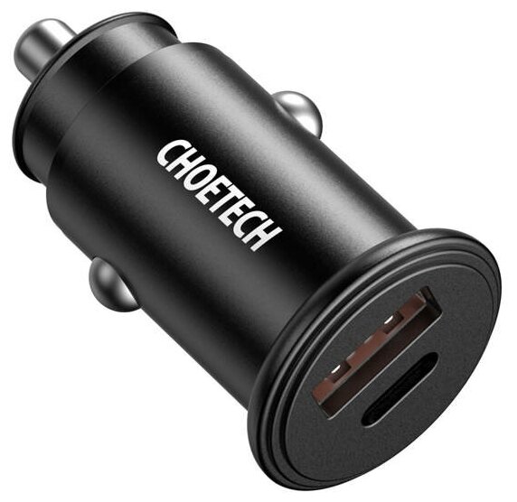 Автомобильное зарядное устройство Choetech 30 Вт 2 x USB(TC0006)