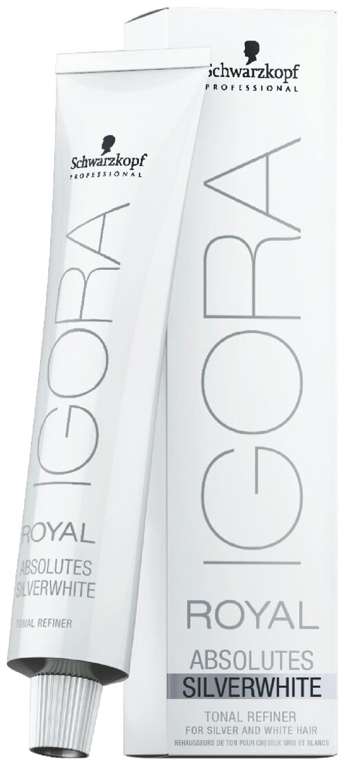 Schwarzkopf Professional Royal краситель Absolutes silverwhite, антрацит