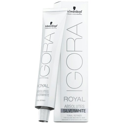 Schwarzkopf Professional Royal краситель Absolutes silverwhite, холодная сирень, 60 мл