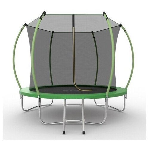 EVO JUMP Internal 10ft (Green) Батут с внутренней сеткой и лестницей, диаметр 10ft (зеленый)