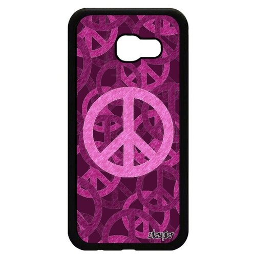 фото Ударопрочный чехол на мобильный // samsung galaxy a5 2017 // "peace and love" дизайн символ, utaupia, цветной