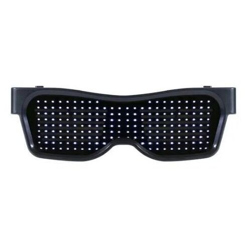 фото Светодиодные светящиеся очки magic led eyeglasses / разноцветный / 200 led / очки для вечеринок / для праздников / для клубов / очки bluetooth нет бренда