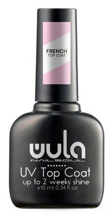 WULA Верхнее покрытие French Top Coat, прозрачный, 10 мл