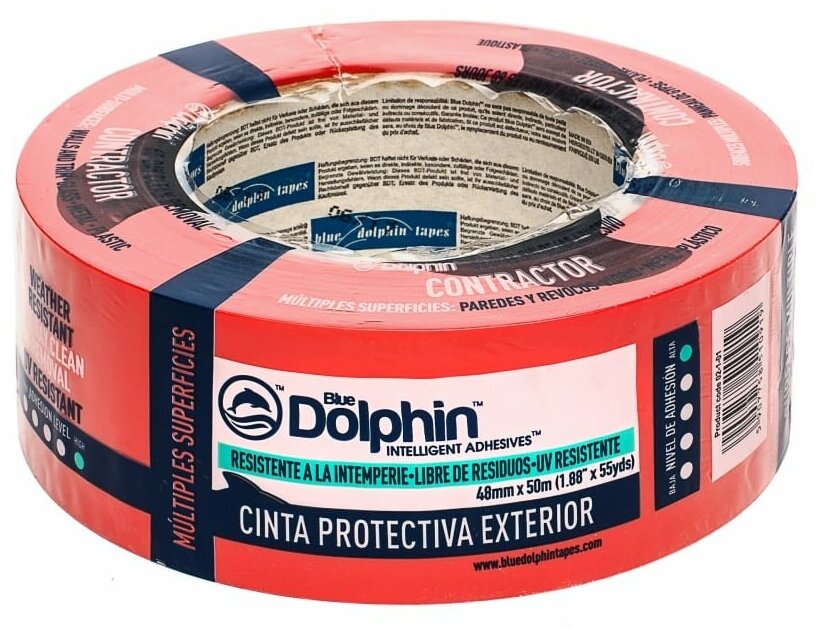 Blue Dolphin Малярная лента Contractor, 48мм х 50м 02-1-01-EN BDN