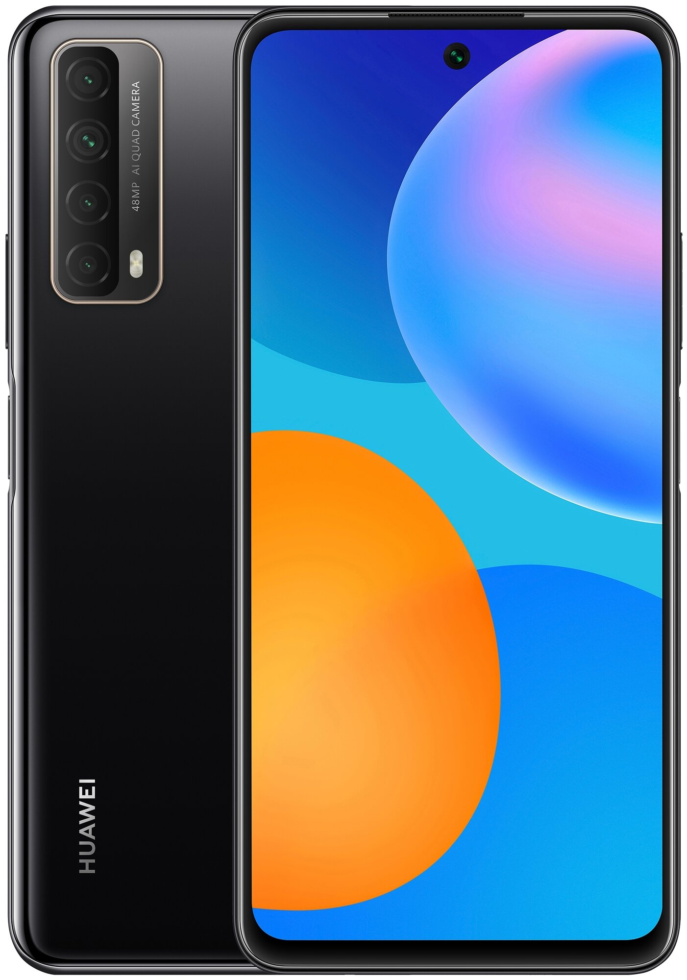 Смартфон HUAWEI P smart 2021 4/128 ГБ Полночный Черный