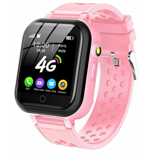 Tiroki Q1000 T16 часы-телефон с поддержкой SIM геолокация GPSLBSWiFi история перемещений видеозвонок кнопка SOS обратный звонок чат удаленное фото bluetooth камера прямой набор номера с блокировкой будильник фонарик влагозащита розовый 499000₽