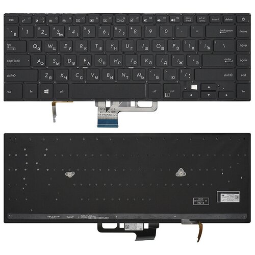 Клавиатура для ноутбука Asus ZenBook Pro UX550 черная с подсветкой 3900₽