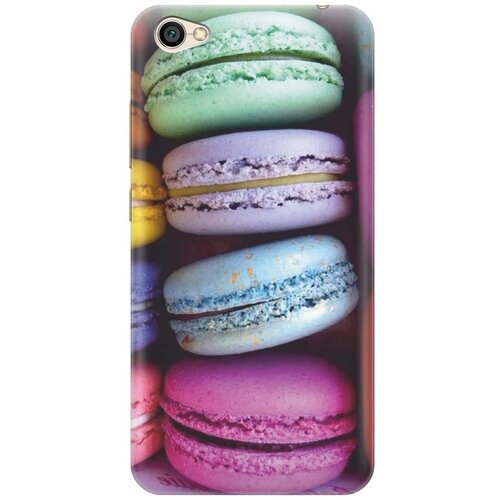 фото Gosso ультратонкий силиконовый чехол-накладка для xiaomi redmi note 5a с принтом "макаруны"