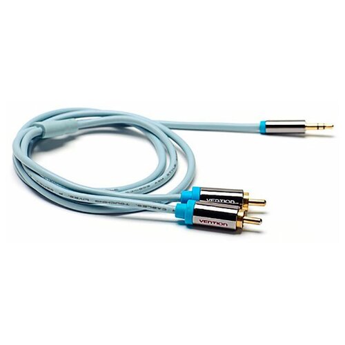 Аксессуар Vention Jack 3.5mm M - 2RCA M P550AC200-S 2m Black аксессуар vention jack 3 5mm m 2rca m 3m grey p550ac300 s