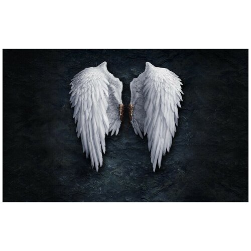 Интерьерная картина-обогреватель WarmART Белые крылья 60х100 см 600000₽