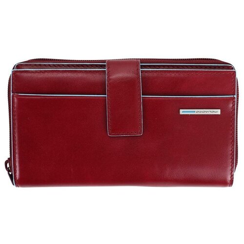 фото Кошелек женский piquadro blue square красный, кожа натуральная (pd1354b2r/r)