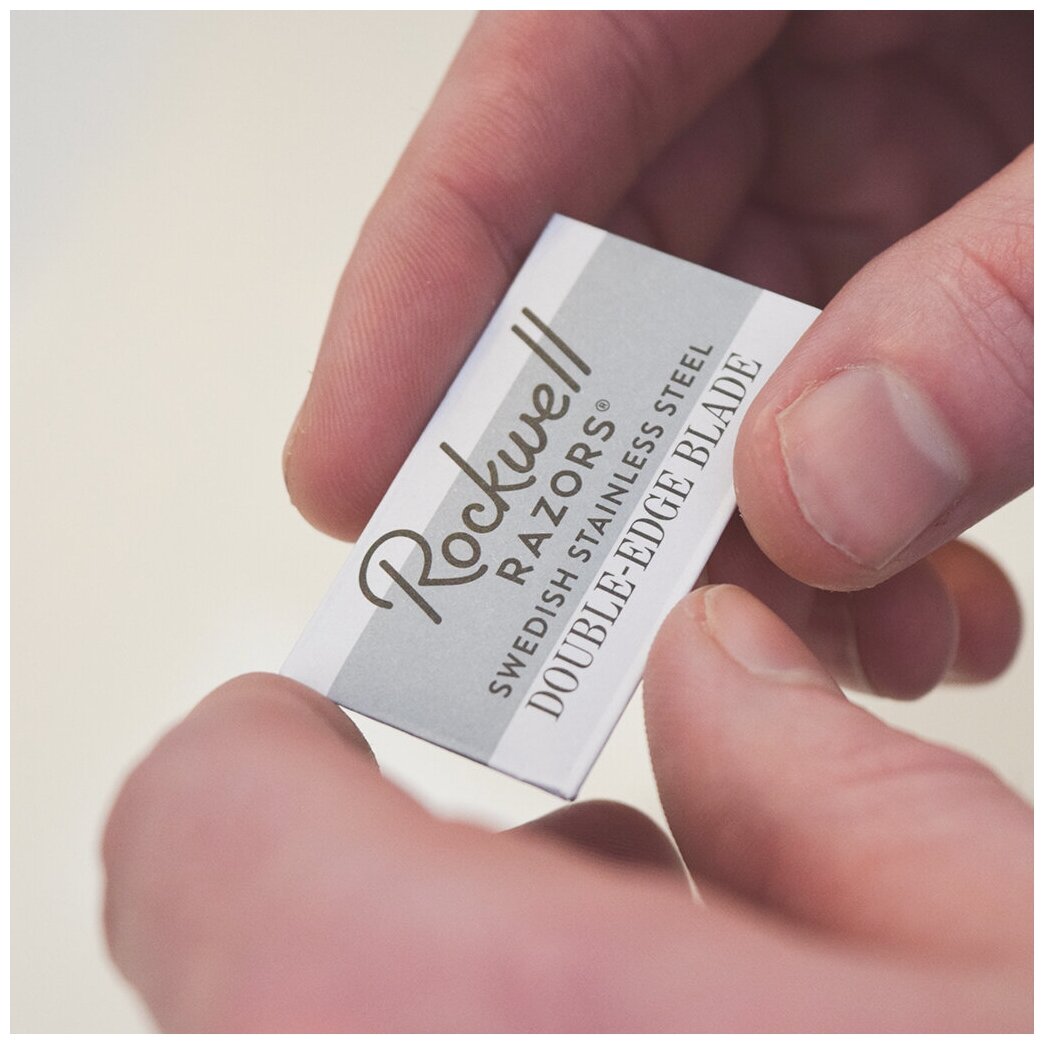 Сменные лезвия для Т-образного станка, Rockwell, 4 упаковки по 5 лезвий Rockwell Razors - фото №3