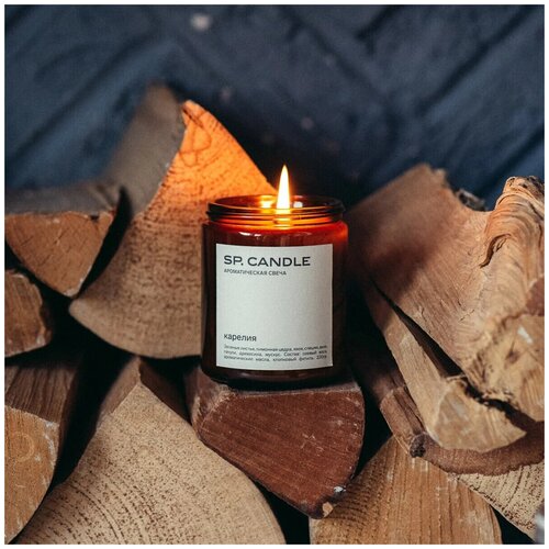 Ароматическая свеча SP Candle Карелия, 220 г