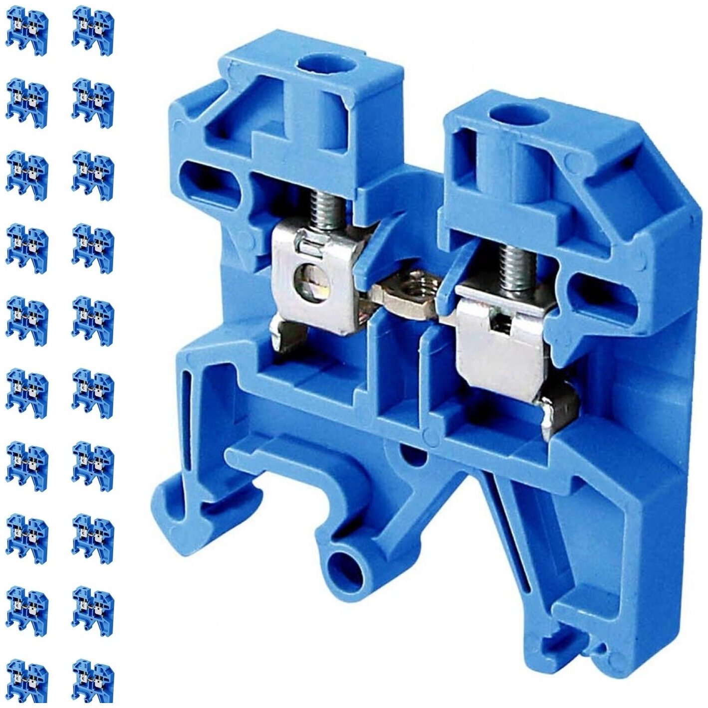 фото Зажим наборный ЗНИ-2,5мм2 (JXB25А) синий TDM SQ0803-0030 (50 шт)