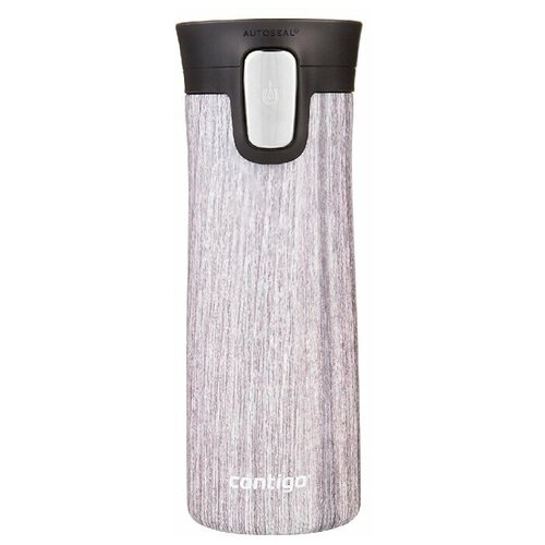 фото Термокружка contigo pinnacle couture 0.42л, white/brown