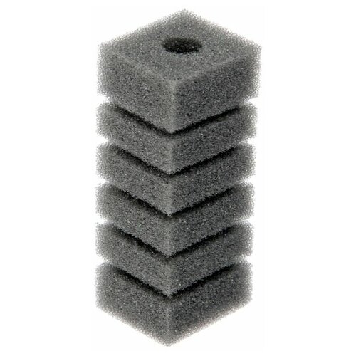 Губка прямоугольная для фильтра турбо №1, 11,2х4х4,5 см (3 шт)