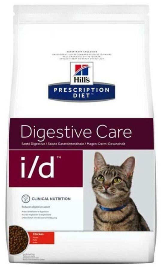 Hill's PD Feline I/D для кошек лечение ЖКТ 1,5кг - фотография № 8