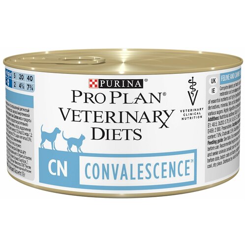 Pro Plan Veterinary Diets CN - Консервы для кошек в период выздоровления д/к и собак (банка) - 0,195 кг