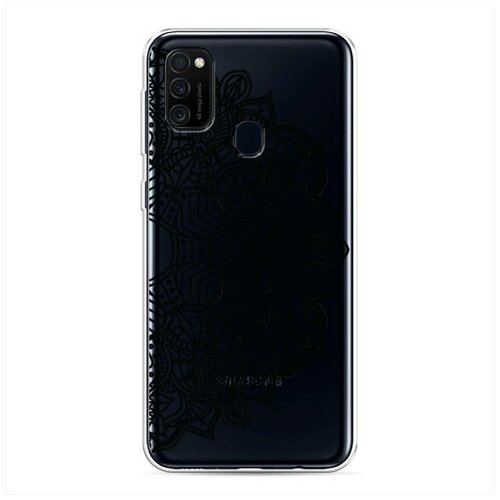 фото Силиконовый чехол "мехенди черное" на samsung galaxy m21 / самсунг галакси м21 case place