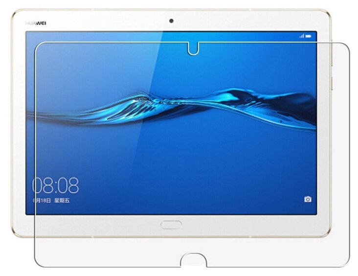 Защитное противоударное стекло MyPads для планшета Huawei MediaPad M5 8.4 с олеофобным покрытием