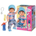 Интерактивная кукла Baby Born Братик 43 см/Кукла Беби Бон Модный Братик /Baby Born Brother Soft Touch Нежные объятия Zapf Creation 830369 - изображение