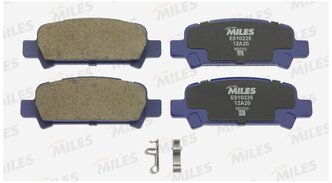 Дисковые тормозные колодки задние MILES E510225 для Subaru Forester, Subaru Impreza, Subaru Legacy, Subaru Outback (4 шт.)