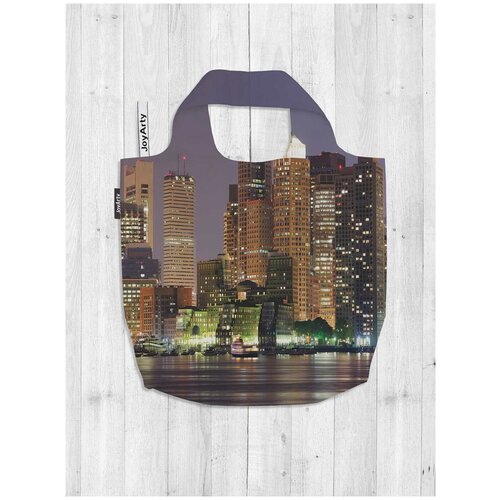 фото Сумка авоська joyarty, коричневый