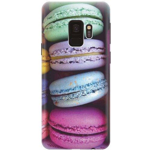 фото Gosso ультратонкий силиконовый чехол-накладка для samsung galaxy s9 с принтом "макаруны"