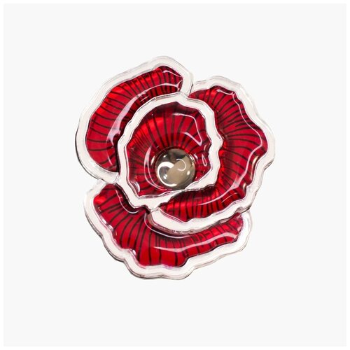 Брошь Мак/ Рoppy, brooch, Color