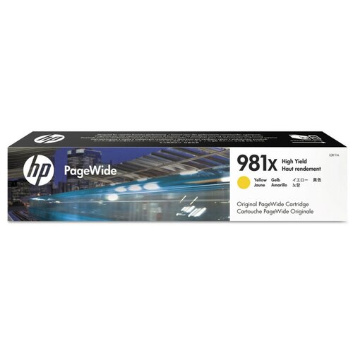 Картридж HP 981X Yellow