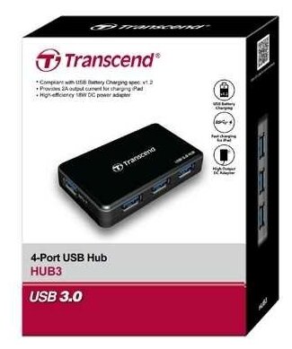 USB-хаб Transcend TS-HUB3K USB3.0