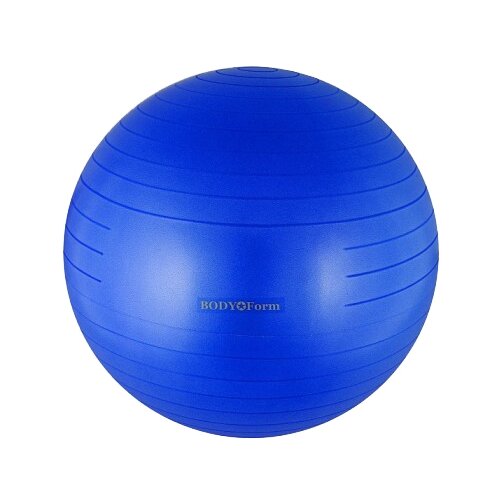 BODY Form BF-GB01AB (22) синий 55 см 0.91 кг фитбол body form bf chb01 22 синий