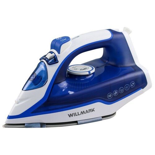 Утюг WILLMARK SI-2267CB 2200Вт керам подошва 210 мл самоочистпар удар 185500₽