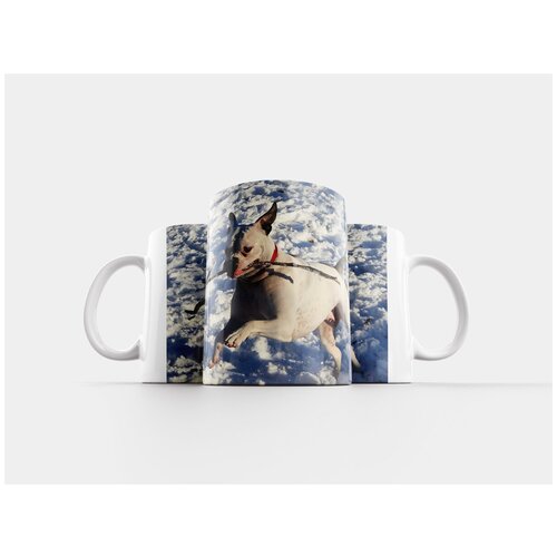 фото Кружка "собака, зима, снег" 320 мл lotsprints