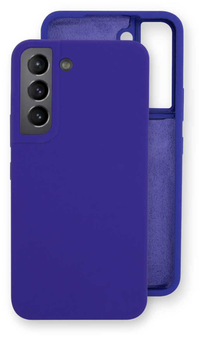 Чехол Silicone Cover для Samsung Galaxy S22 / Накладка / Бампер на Самсунг С22 /№48