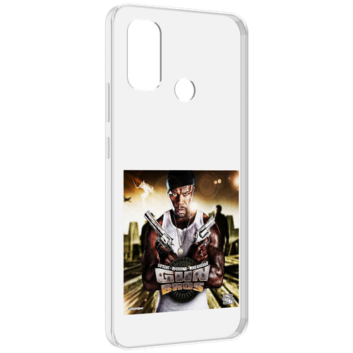Чехол MyPads 50 Cent - Gun Bros для UleFone Note 10P / Note 10 задняя-панель-накладка-бампер