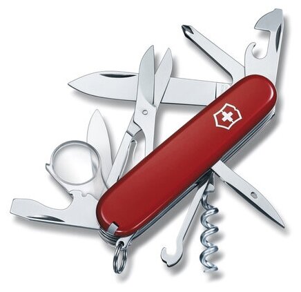 Victorinox нож explorer, 91 мм, 16 функций, красный