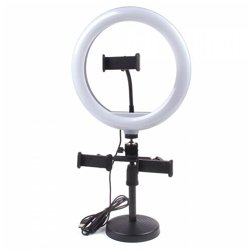 Настольная кольцевая лампа 16 см с двумя держателями 159000₽