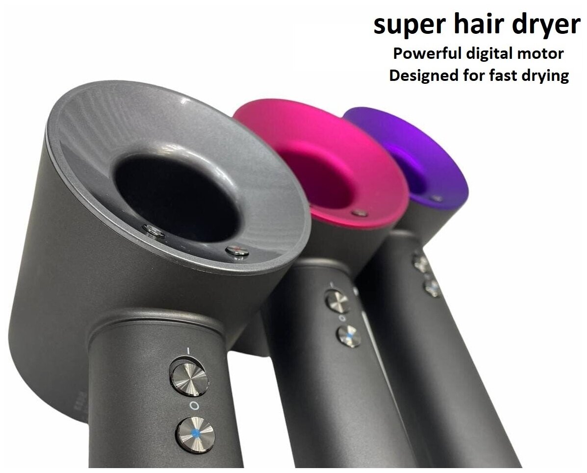 Профессиональный фен для волос c ионизацией Super Hair Dryer - фотография № 3