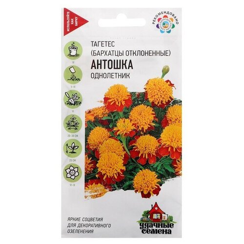 Семена Бархатцы отклоненные Тагетес Антошка 03 г 286₽