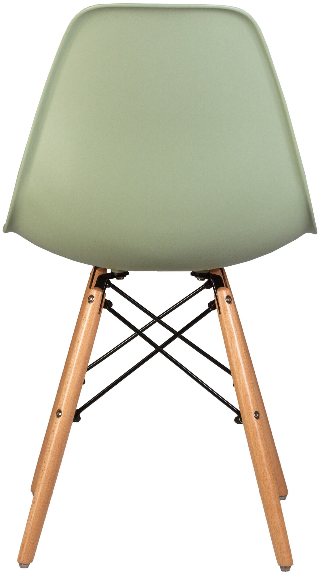 Стул обеденный DSW LMZL-PP638 цвет сиденья мятный (NX-G-09), цвет основания светлый бук - фотография № 5