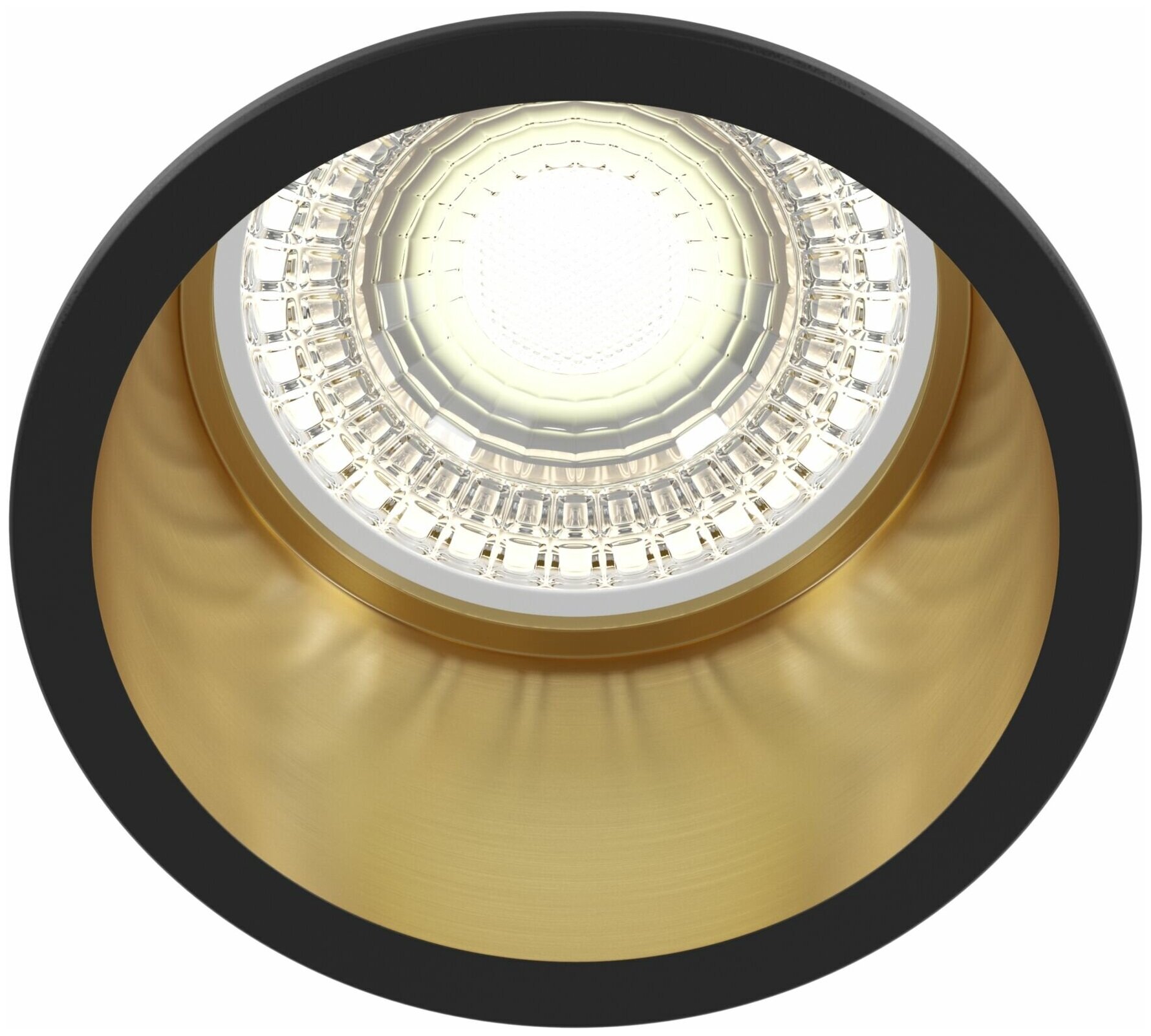 Встраиваемый светильник Maytoni Reif DL049-01GB, GU10, кол-во ламп:1шт, Черный
