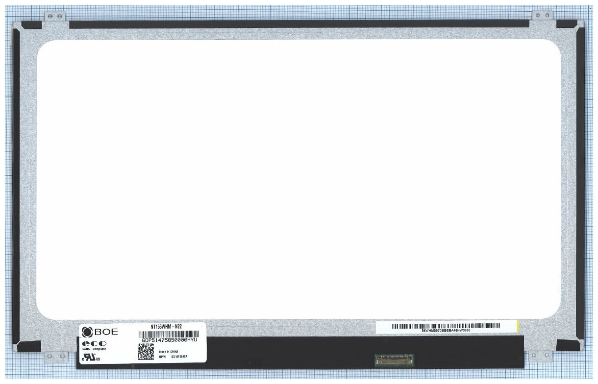 Матрица совместимый pn: NT156WHM-N22 / 1366x768 (HD) / Матовая